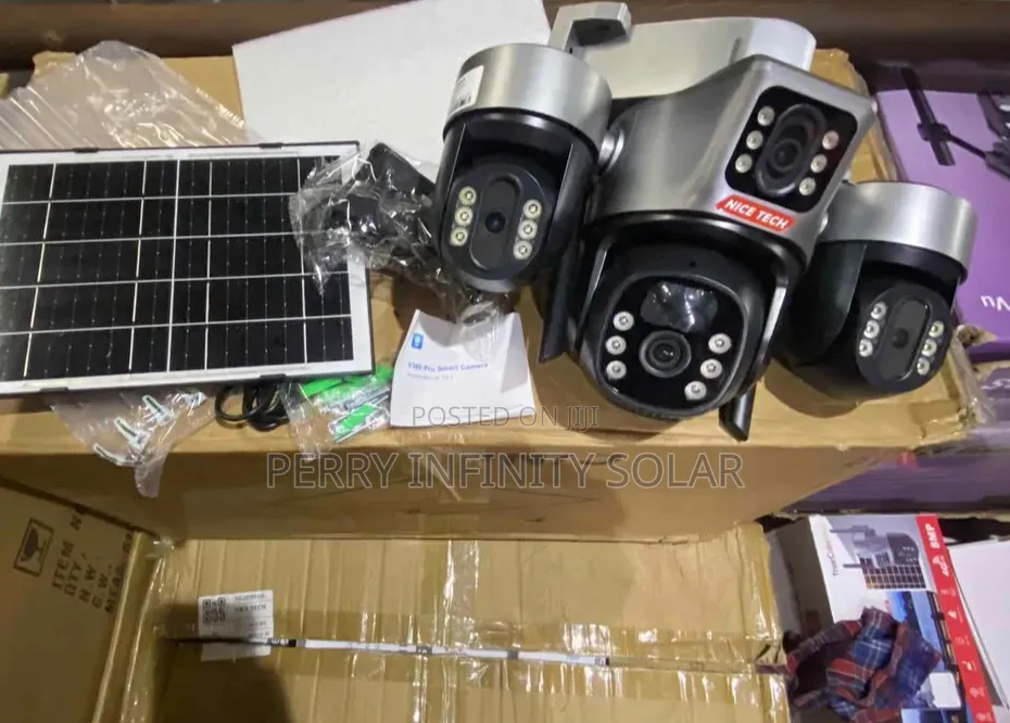 T40 Solar PTZ CCTV Camera | 4g/WiFi |AI Human Detection |Two-Way Audio