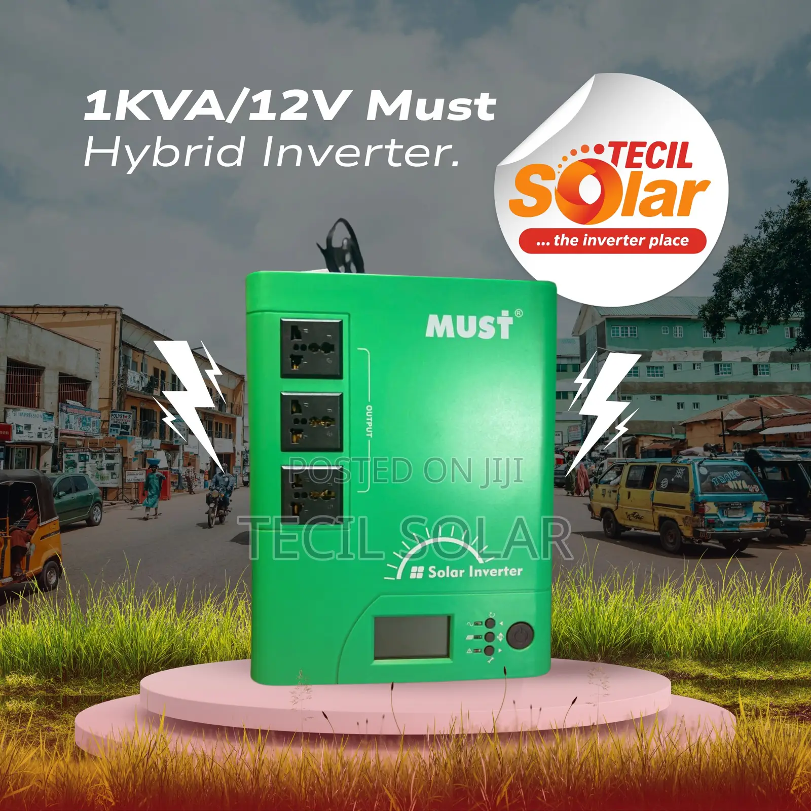 1kva/12v Must Hybrid Inverter.