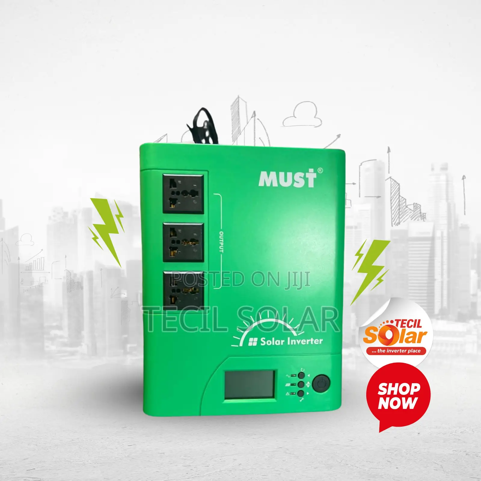 1kva/12v Must Hybrid Inverter.