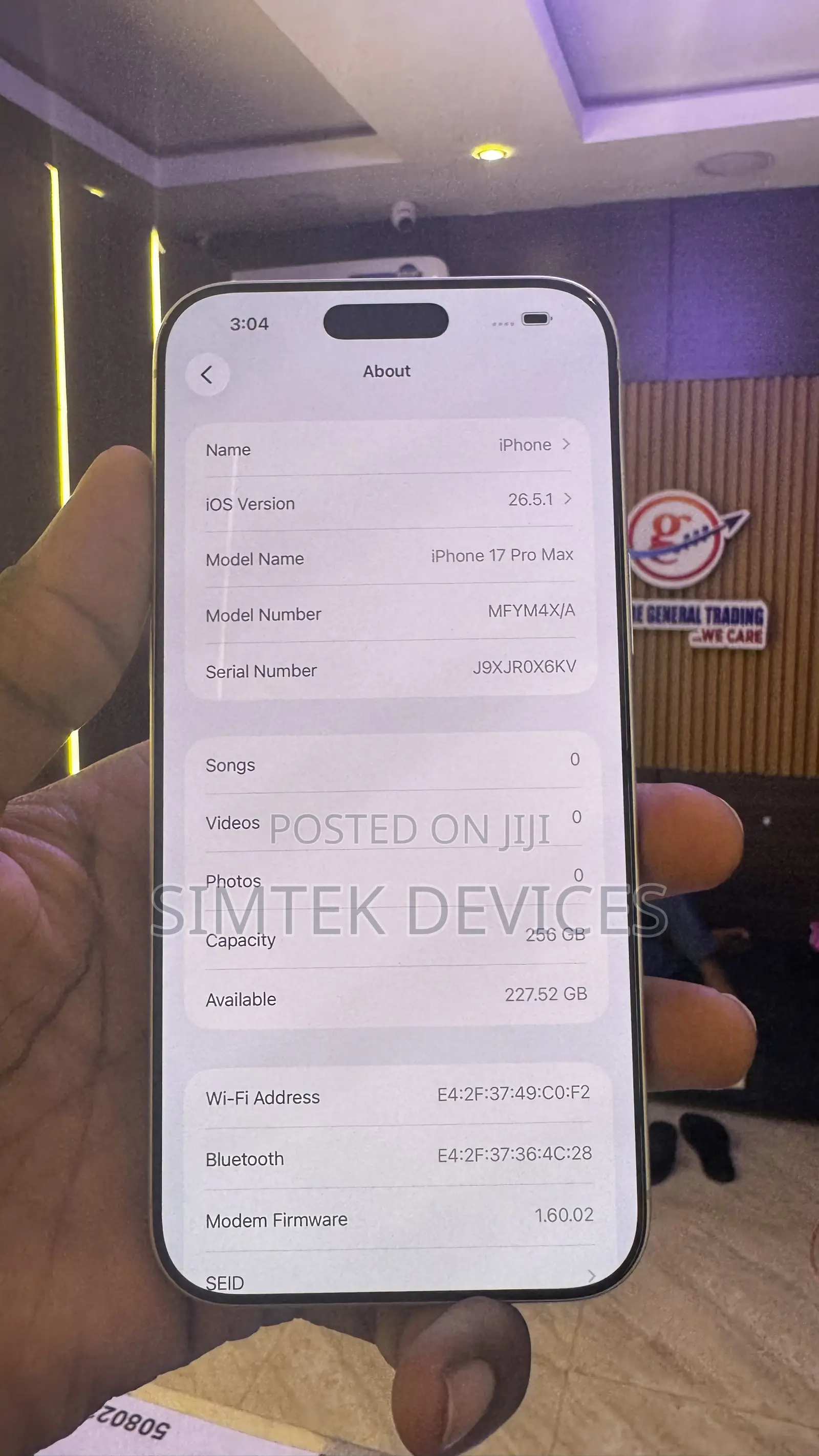 Apple iPhone 17 Pro Max 256 GB Silver