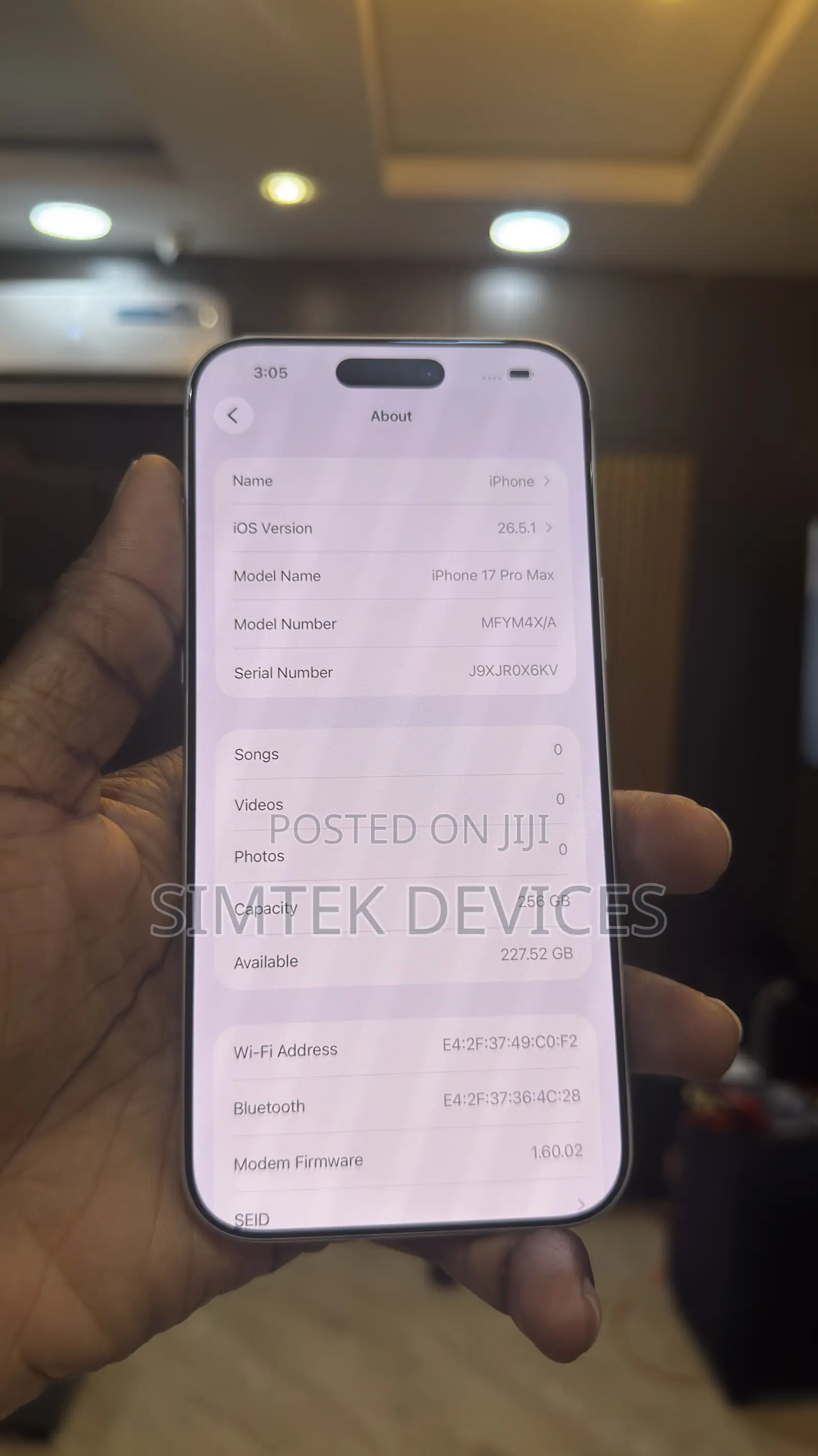 Apple iPhone 17 Pro Max 256 GB Silver
