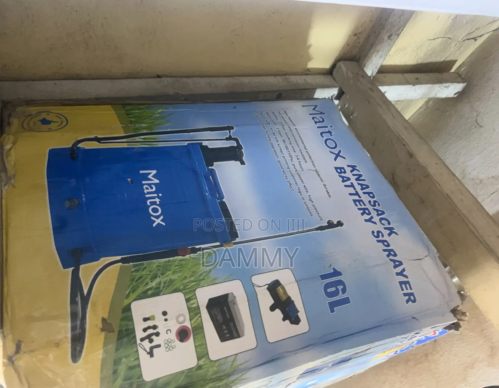 16-Liter Maitox Knapsack Battery Sprayer