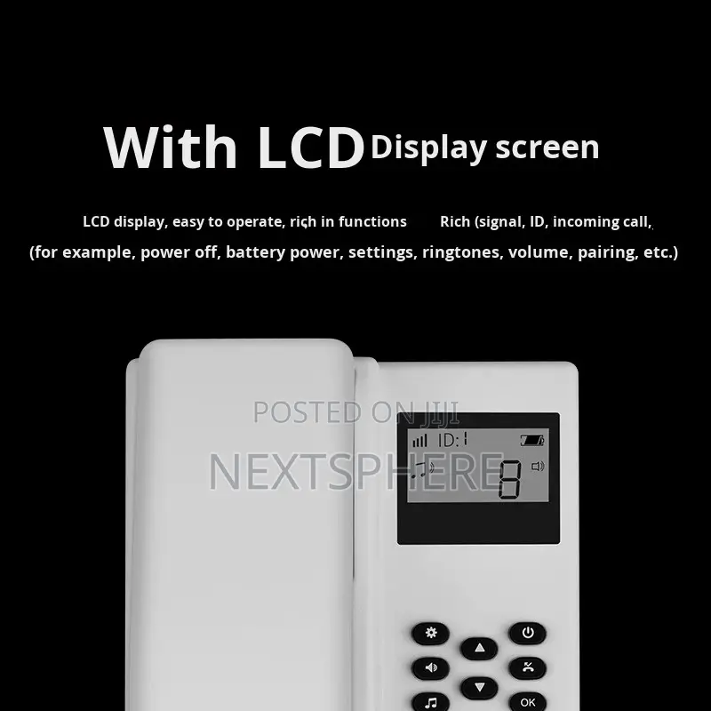 Wireless Intercom With LCD Screen for Offices Homes Etc.
