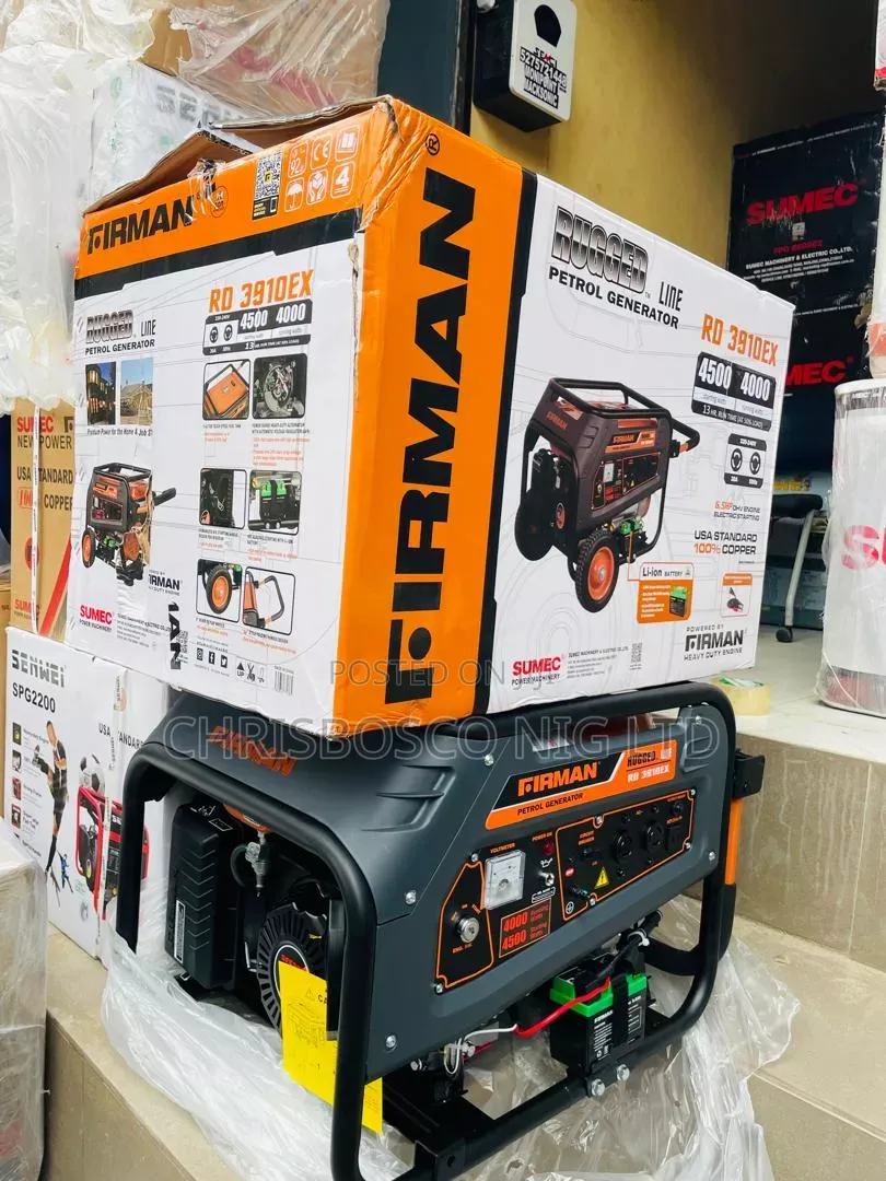 Brand New Sumec Firman 4.5kva Generator