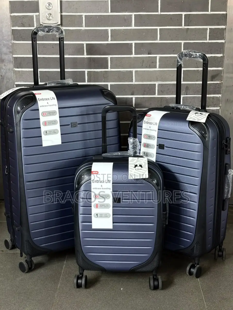 Solid Set of 3pcs Boxes