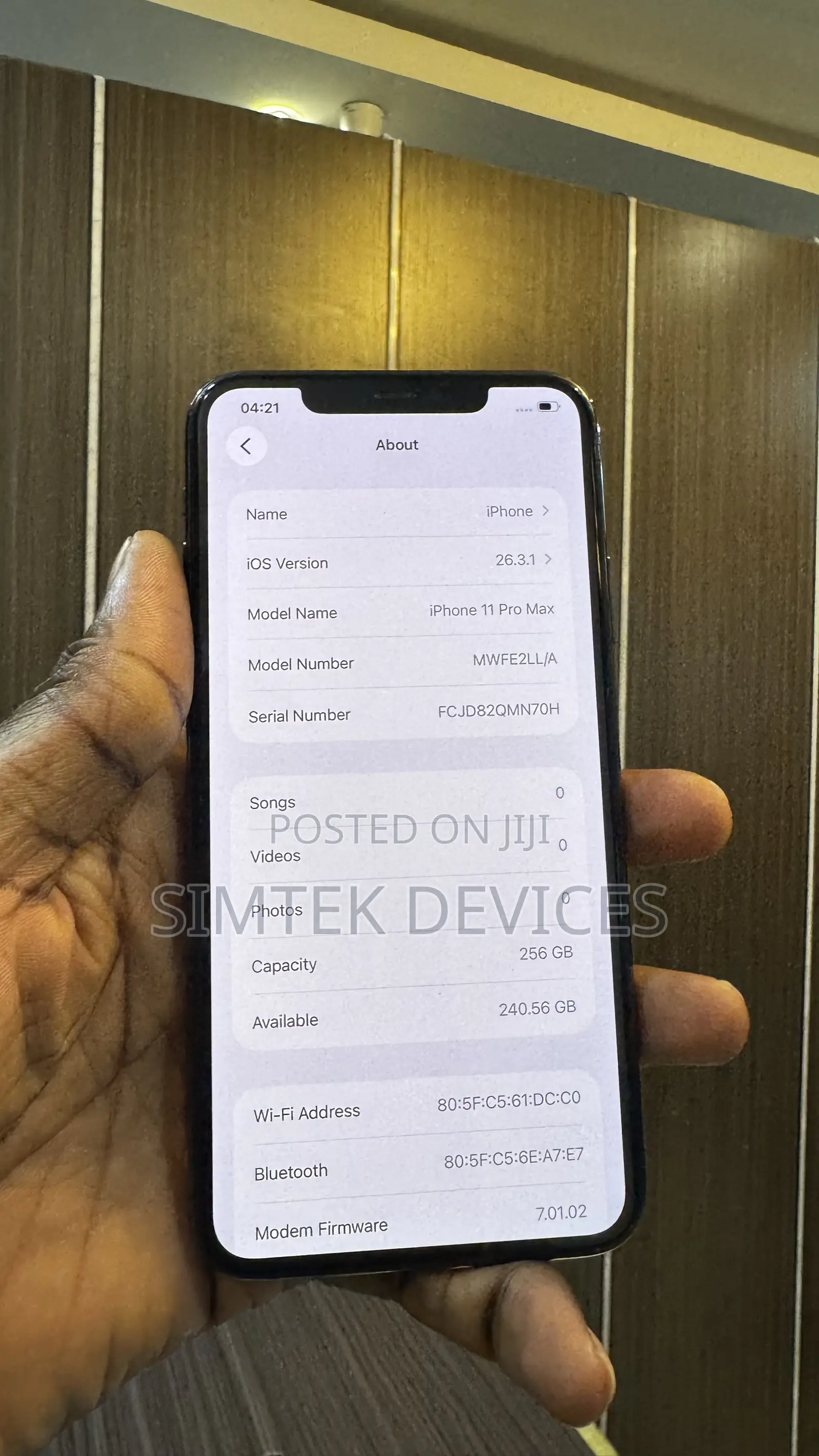 Apple iPhone 11 Pro Max 256 GB Black