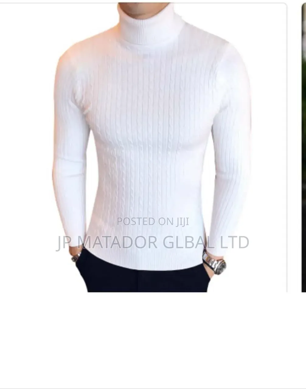 Men's Turtle Neck Polo