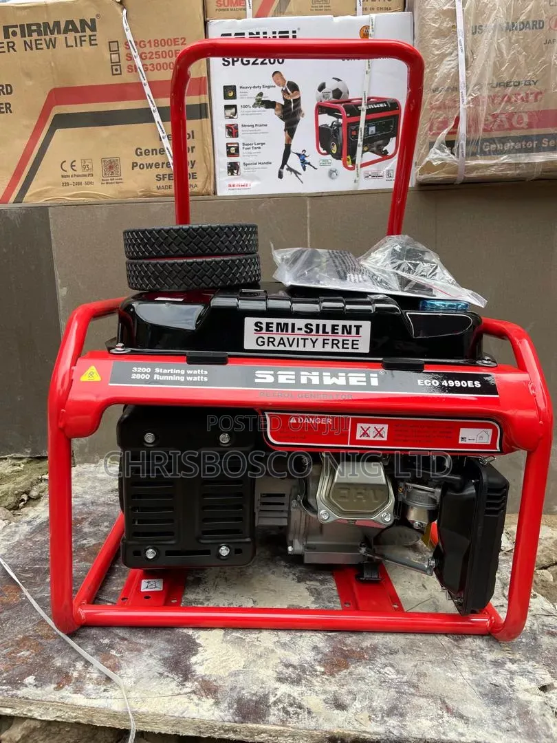 Brand New Senwei 4990 4.56kva Generator