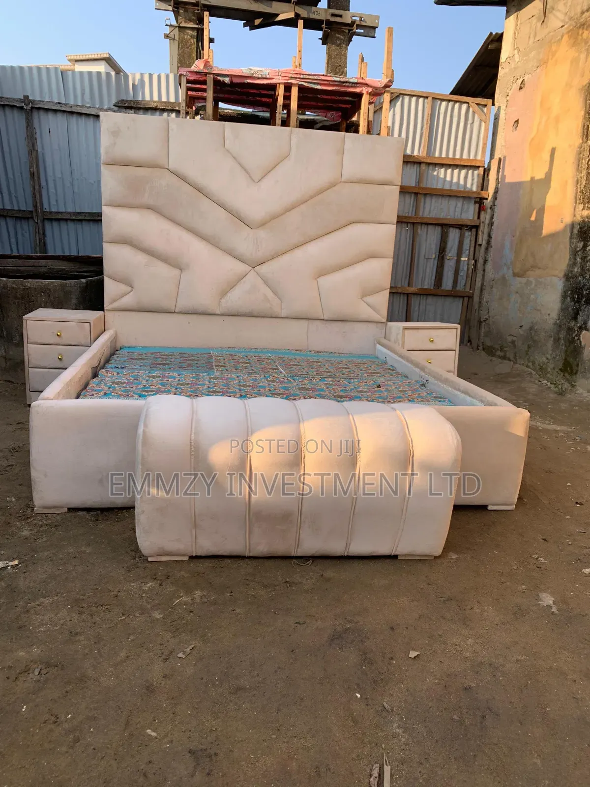 High Head 6by6 Padded Bedframe Available