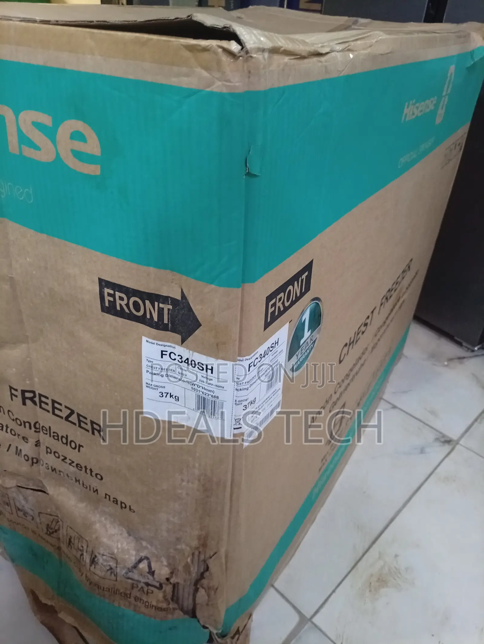 Hisense FC340SH 250 Litres Chest Freezer With Durable Construction