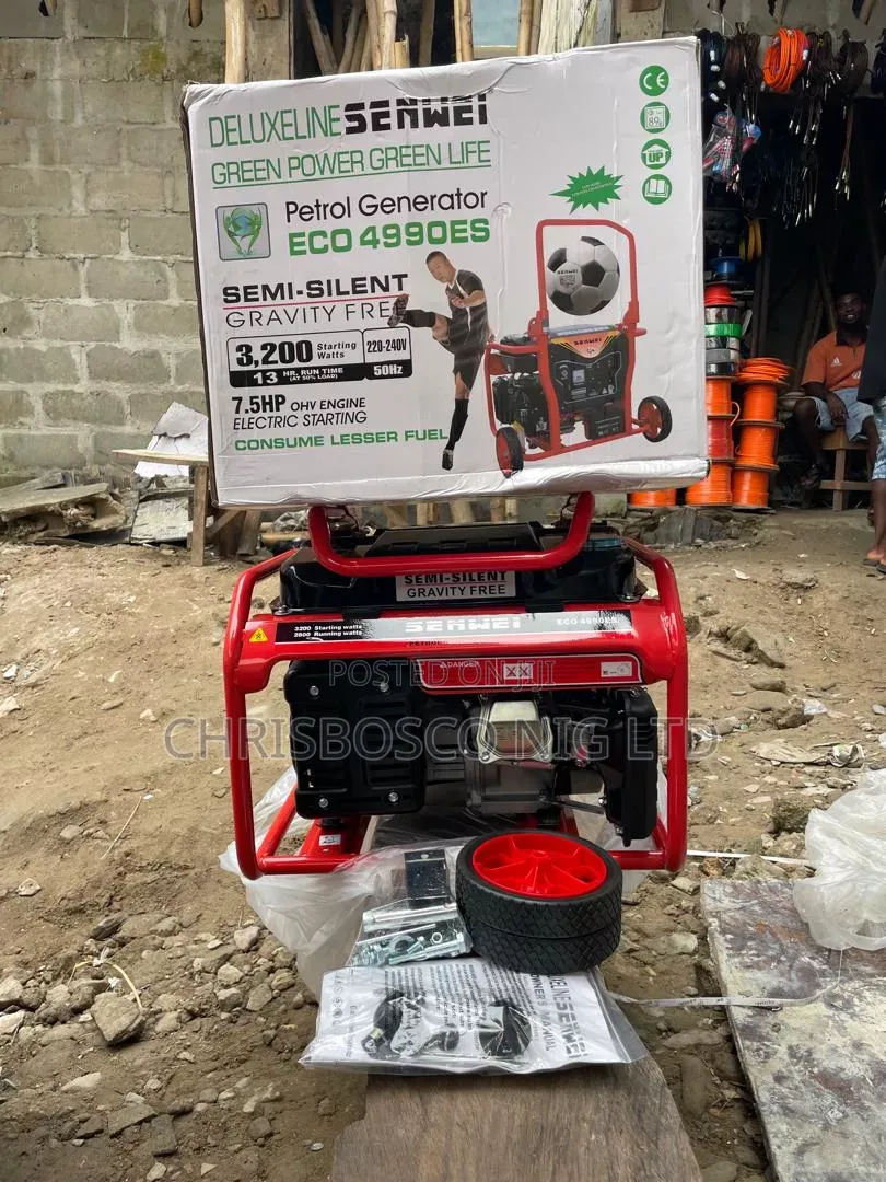 Brand New Senwei 4990 5.5kva Generator