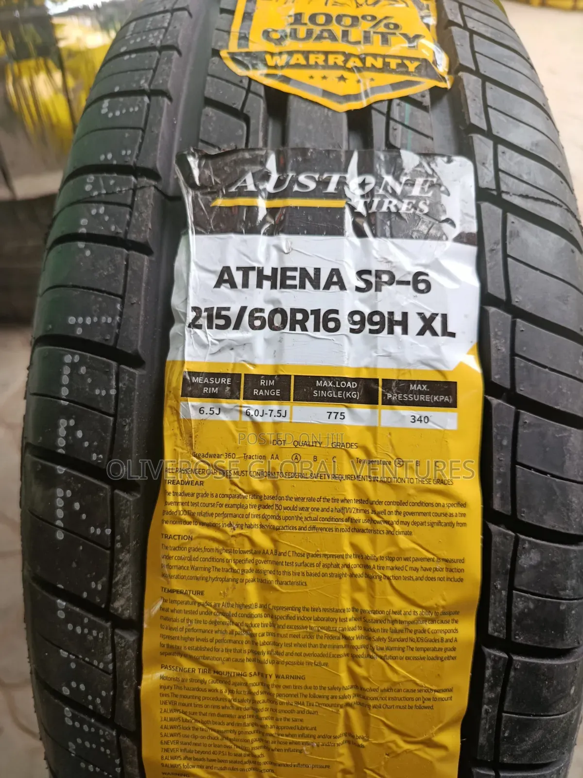 215/60/16 Tyre for Camry, Corolla,honda,