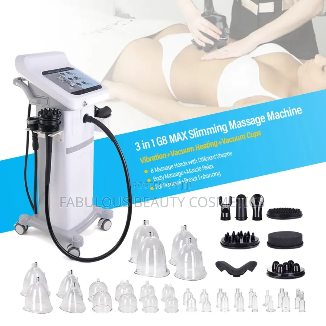 3-in-1 G8 Max Vibration, Vacuum, and Heating Slimming Machine
