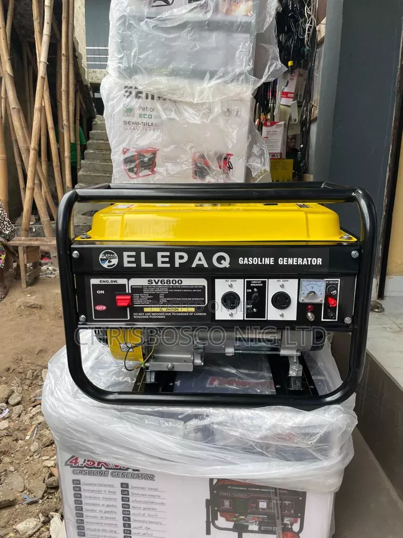 Brand New Elepaq Sv 6800 Generator Very Very Reliable
