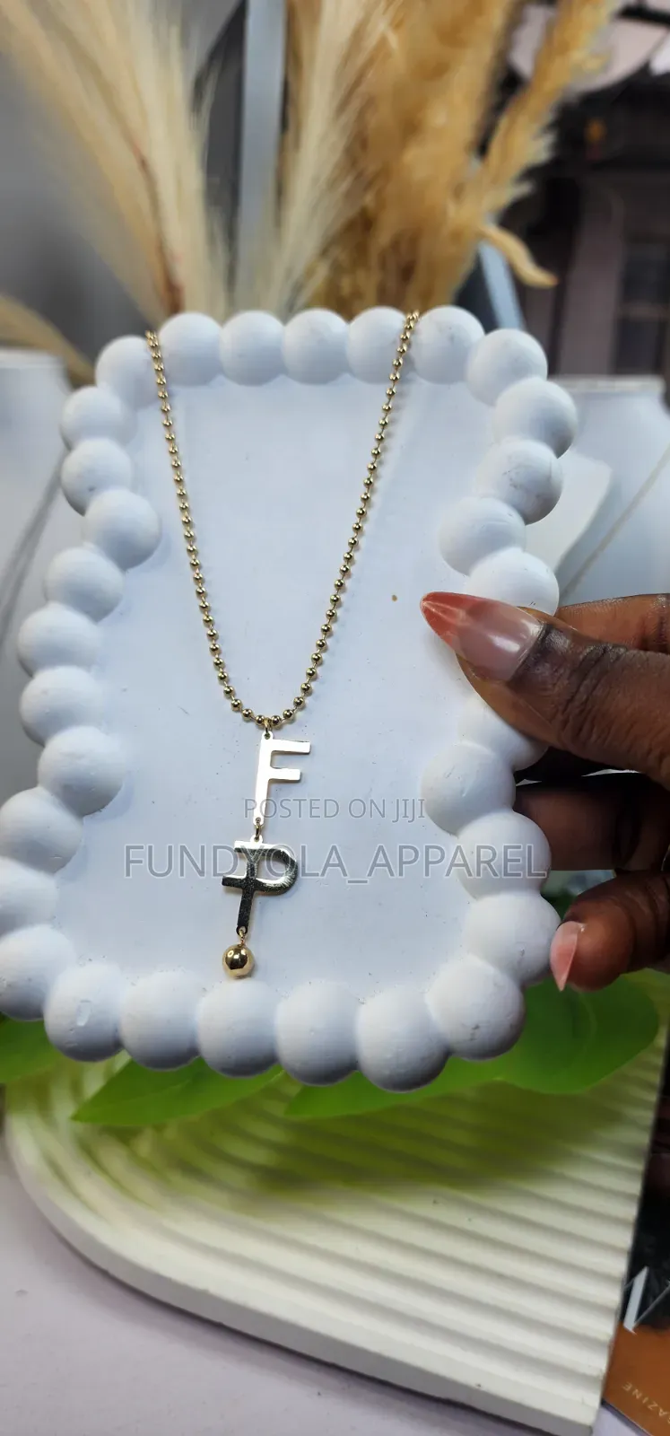 Titanium Duet Drop Necklace