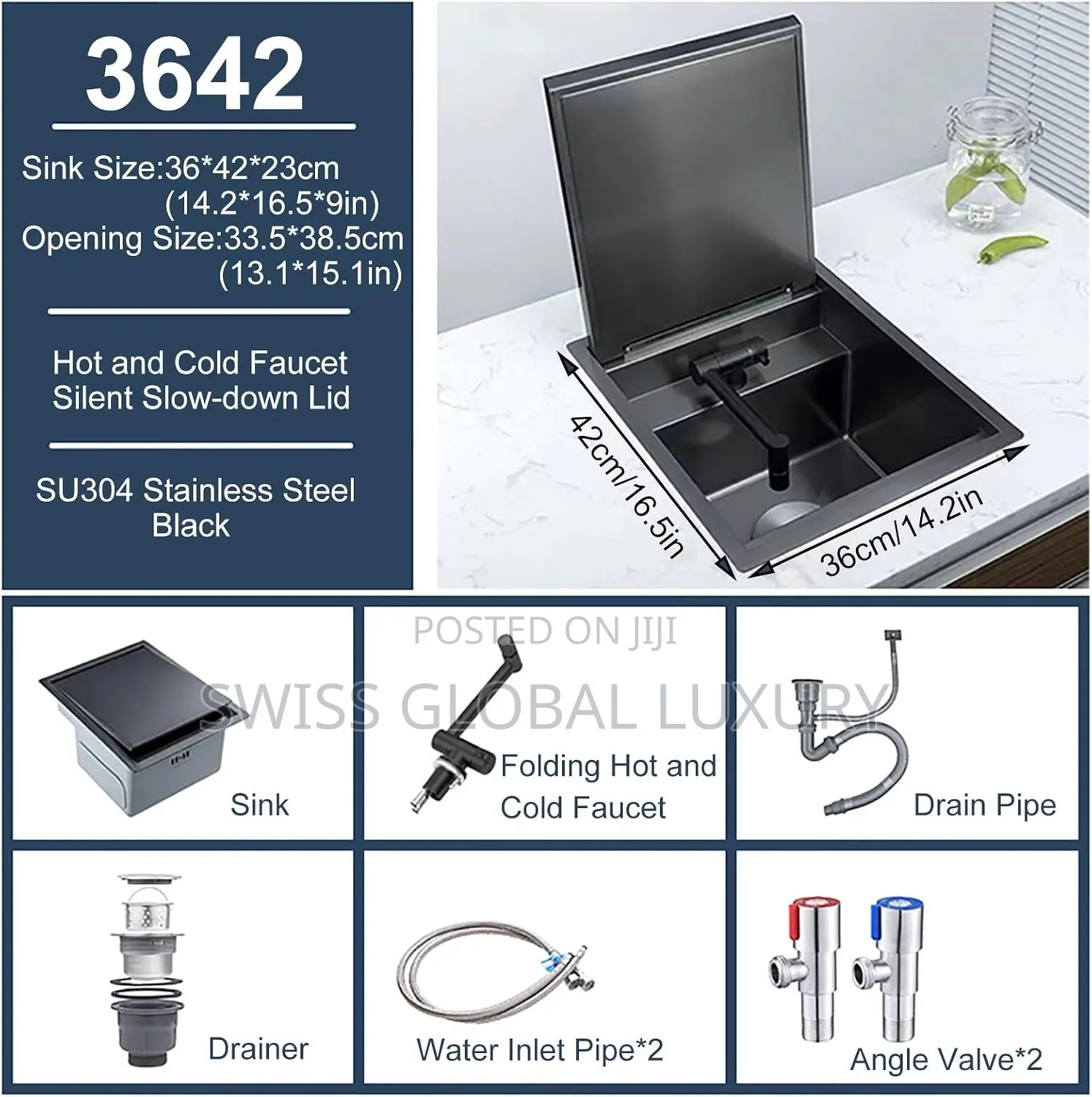 High Grade Stainless Steel Sink, Bar Sink, Single Bowl Kitchen Sinks.