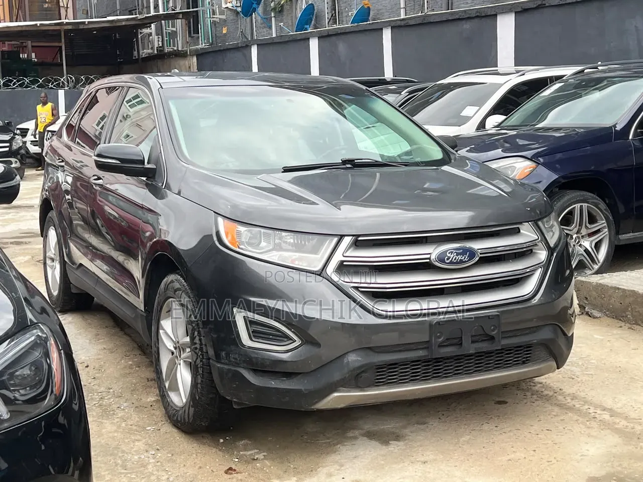 Ford Edge Titanium 4dr SUV AWD (2.0L 4cyl Turbo 6A) 2015 Gray