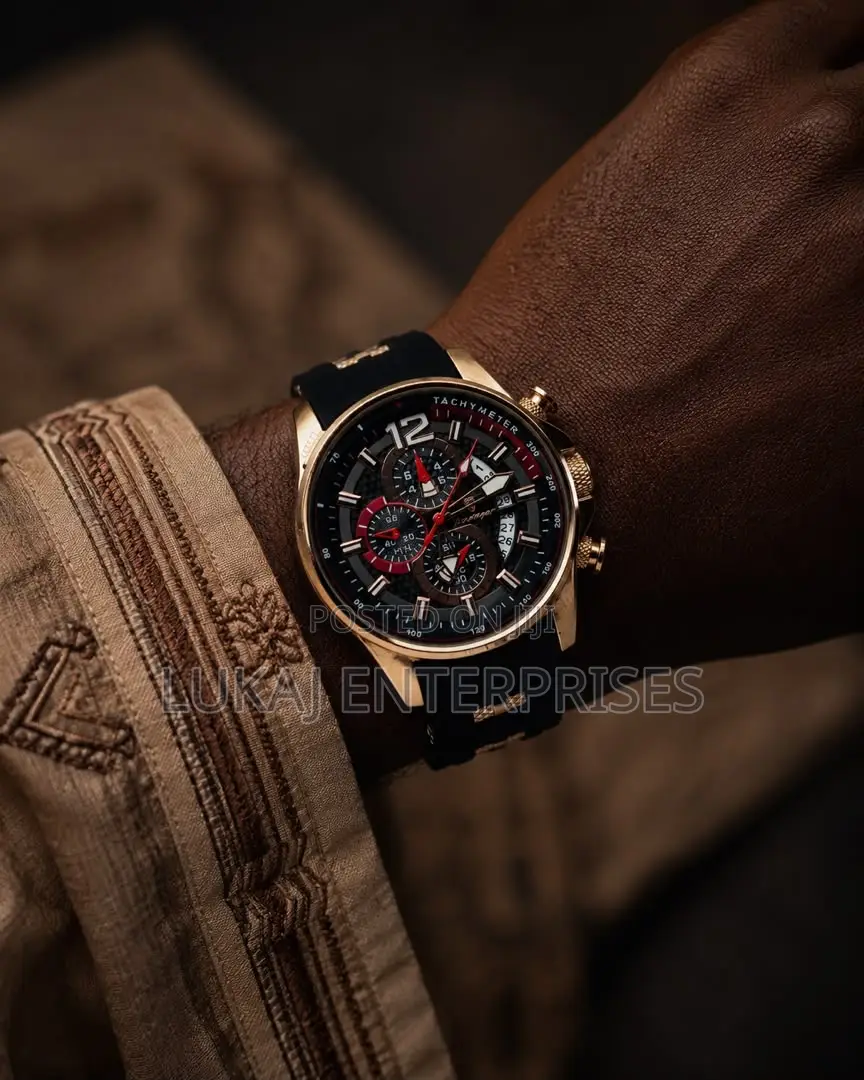 *Waterproof Poedager Rubber Wristwatch* *` [Poedager 898b]`