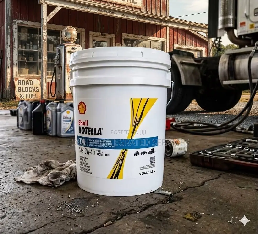 Shell Rotella T4 Triple Protection 15w-40 Diesel Engine Oil.