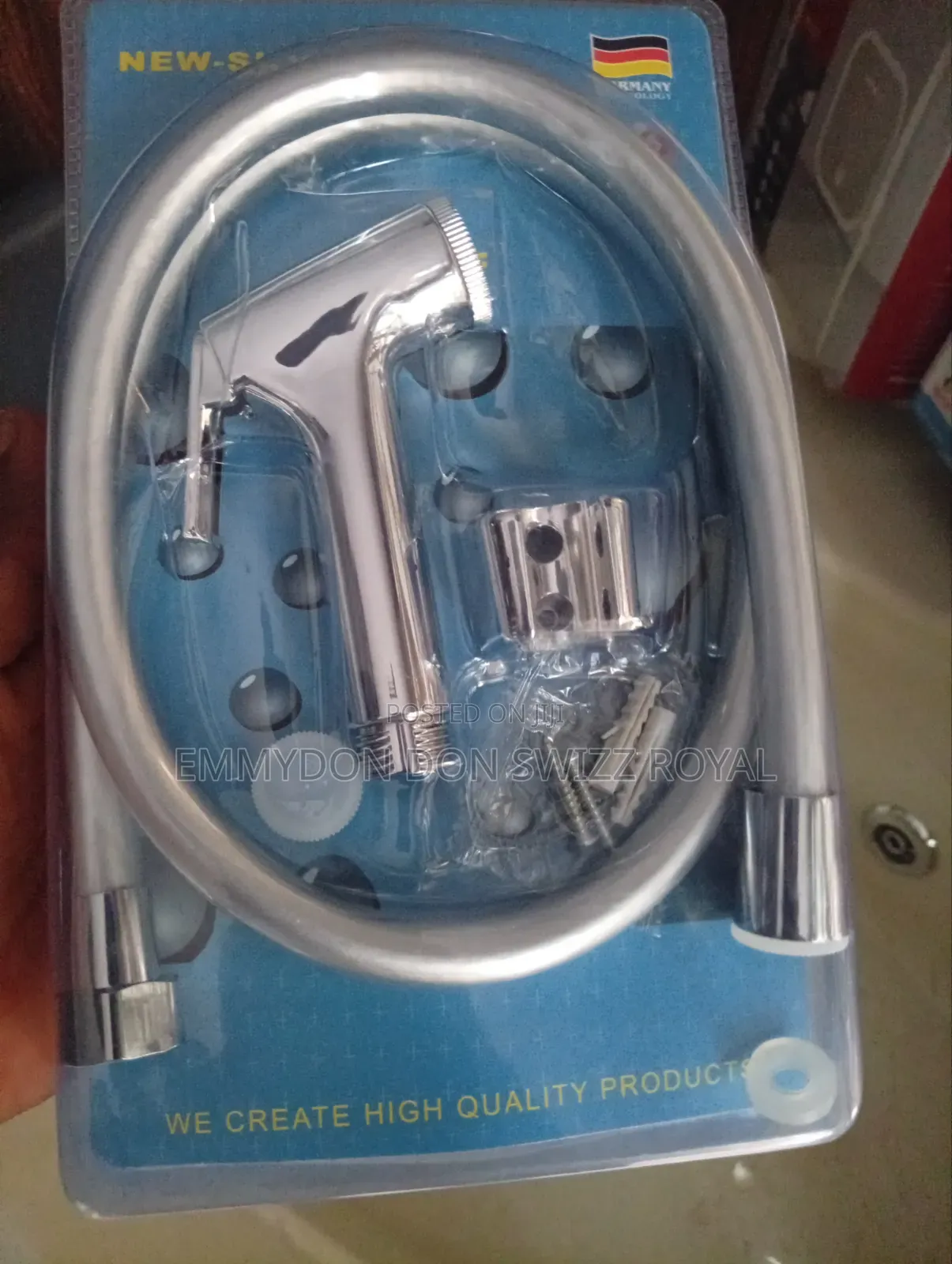 Pressing Shower Chrome