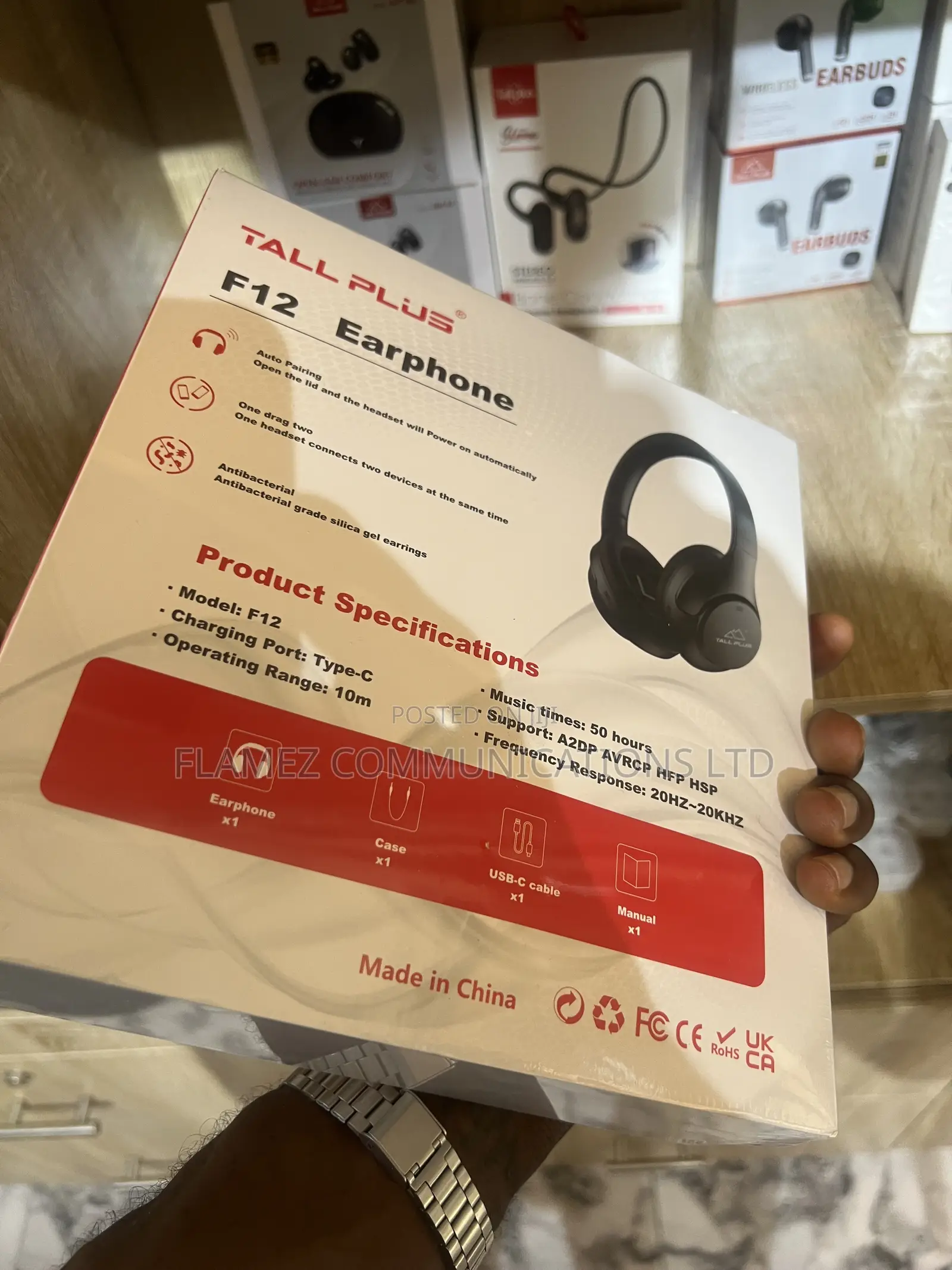 Brand New Tall Plus Headset With Noise Cancellation.