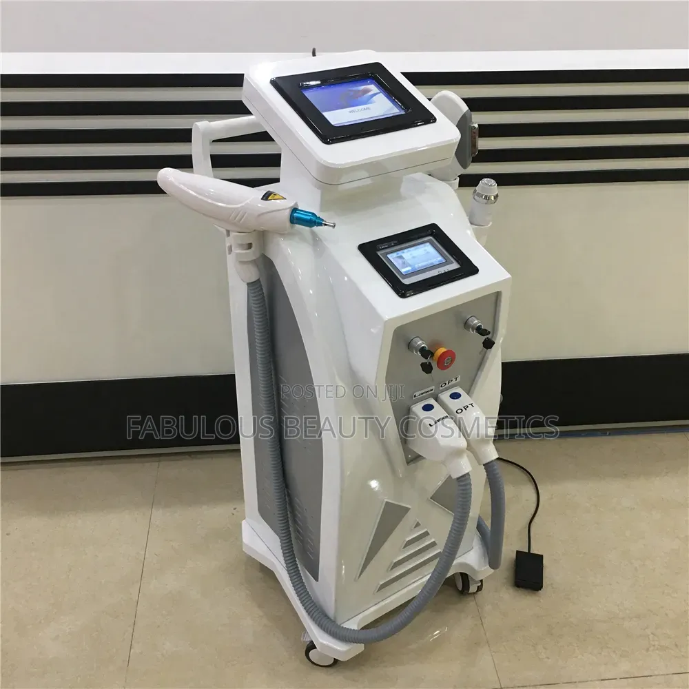 4 in 1 IPL RF SHR Hair Removal ND Yag Laser Tattoo Removal Machine