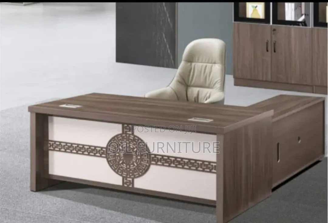 Modern Executive Office Table With Storage Extension 1.6meter