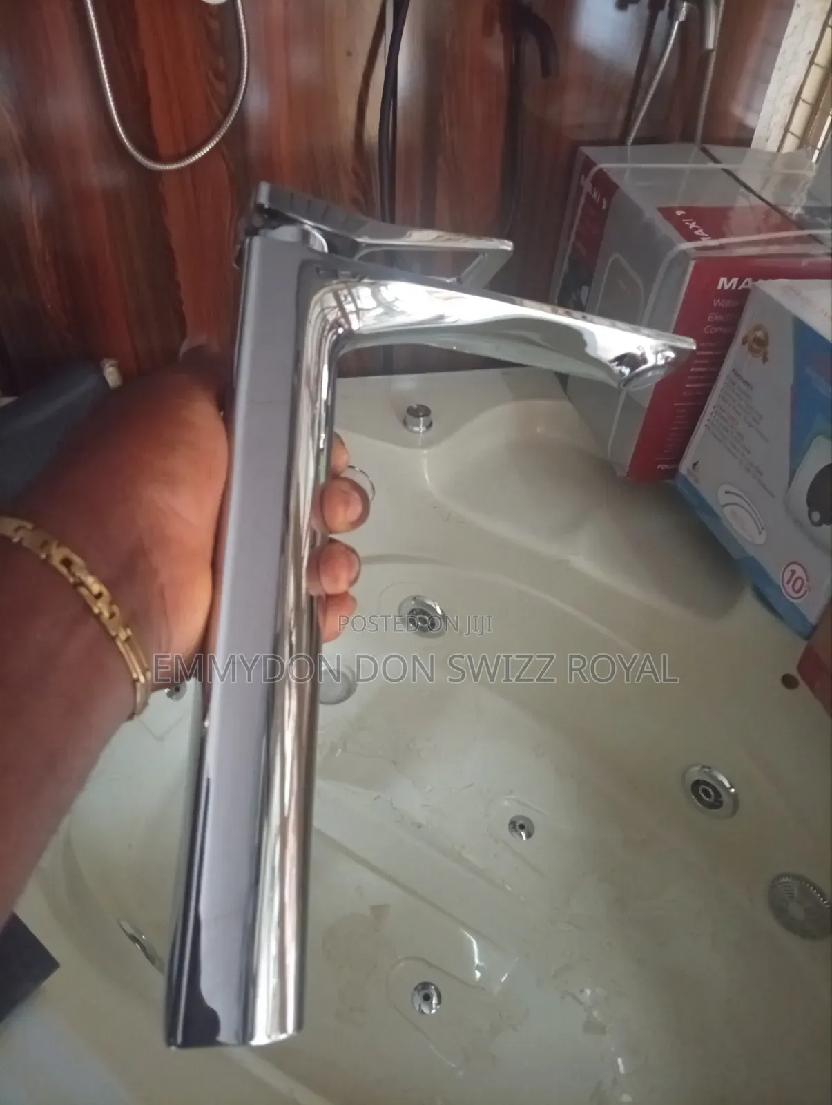 Long Mixer Tap Chrome