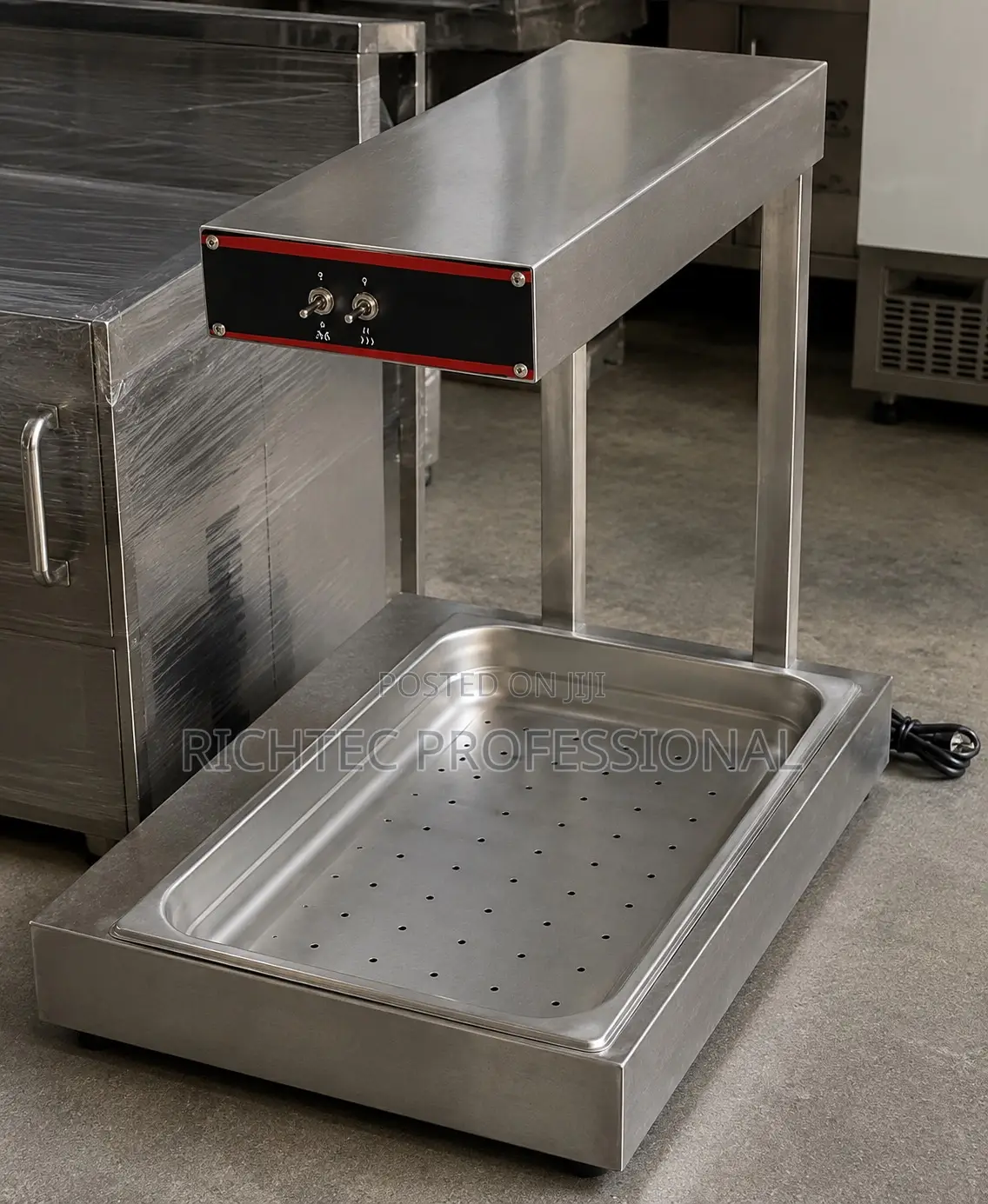 High Quality Commercial Food Warmer With Overhead Heat Lamp