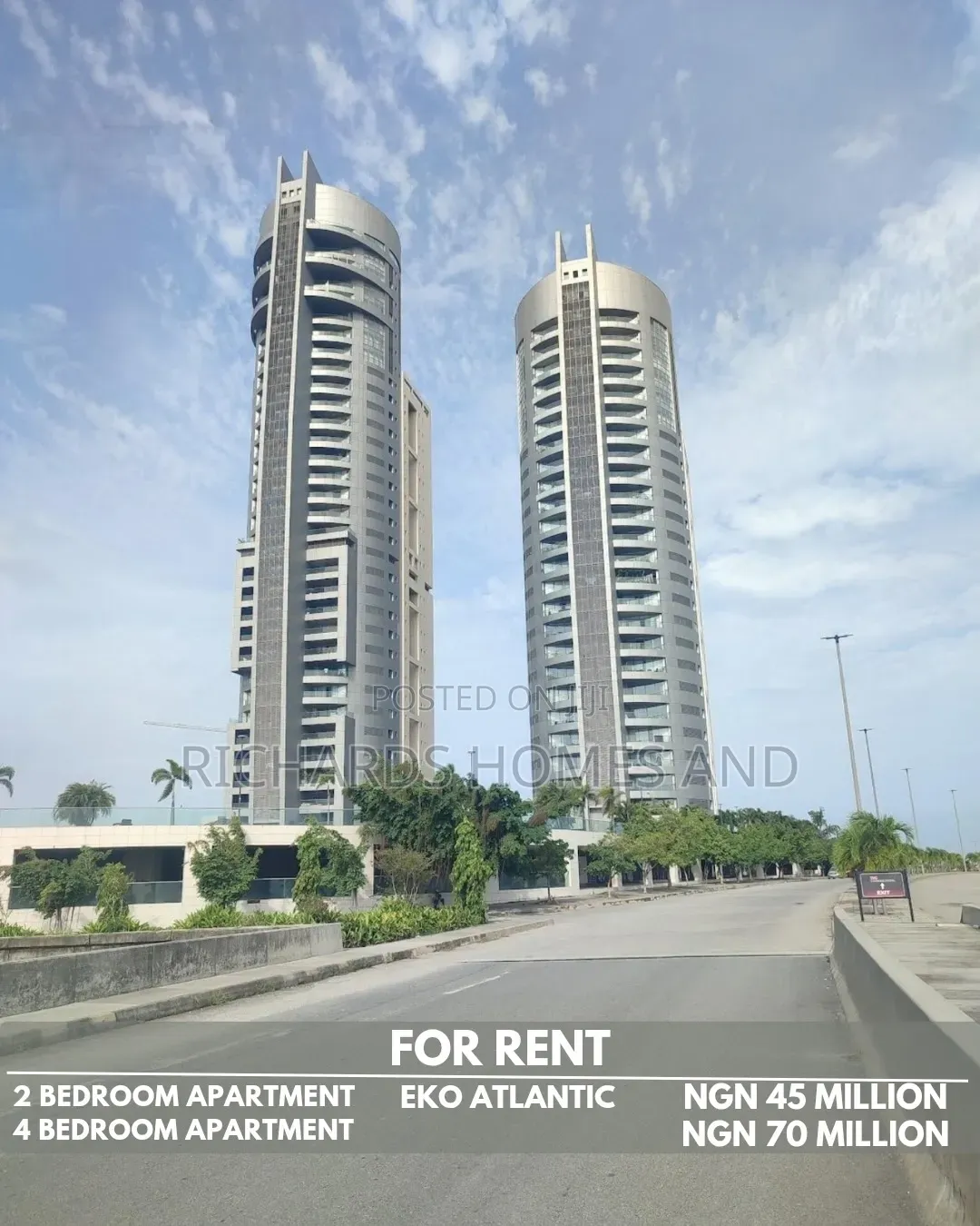 2bdrm Apartment in Eko Atlantic for rent