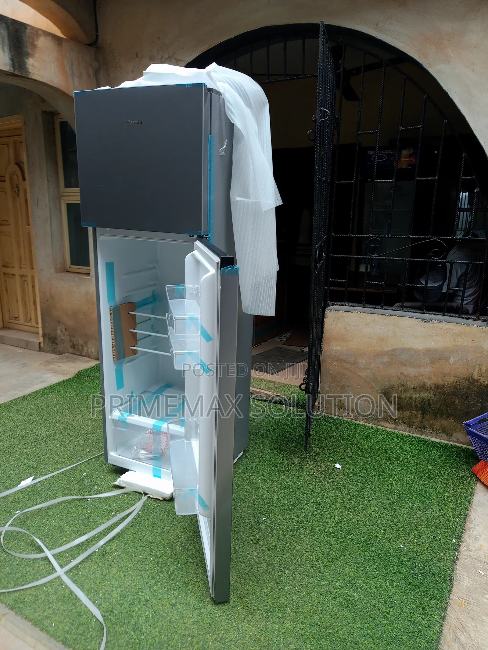 Sleek Silver Hisense 306DR Top Mount Fridge Now Available
