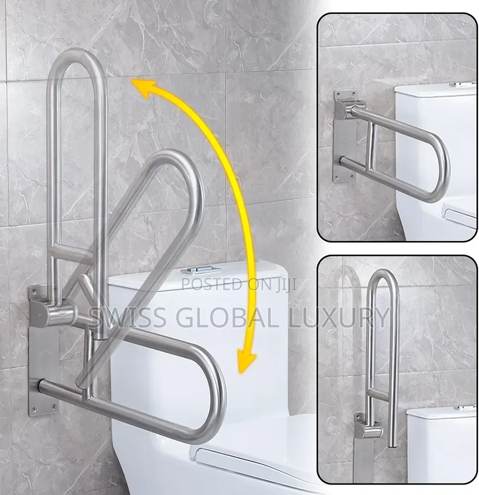 Quality Bathroom Safety Bars,Stainless Steel Folding Toilet Grab Bar.