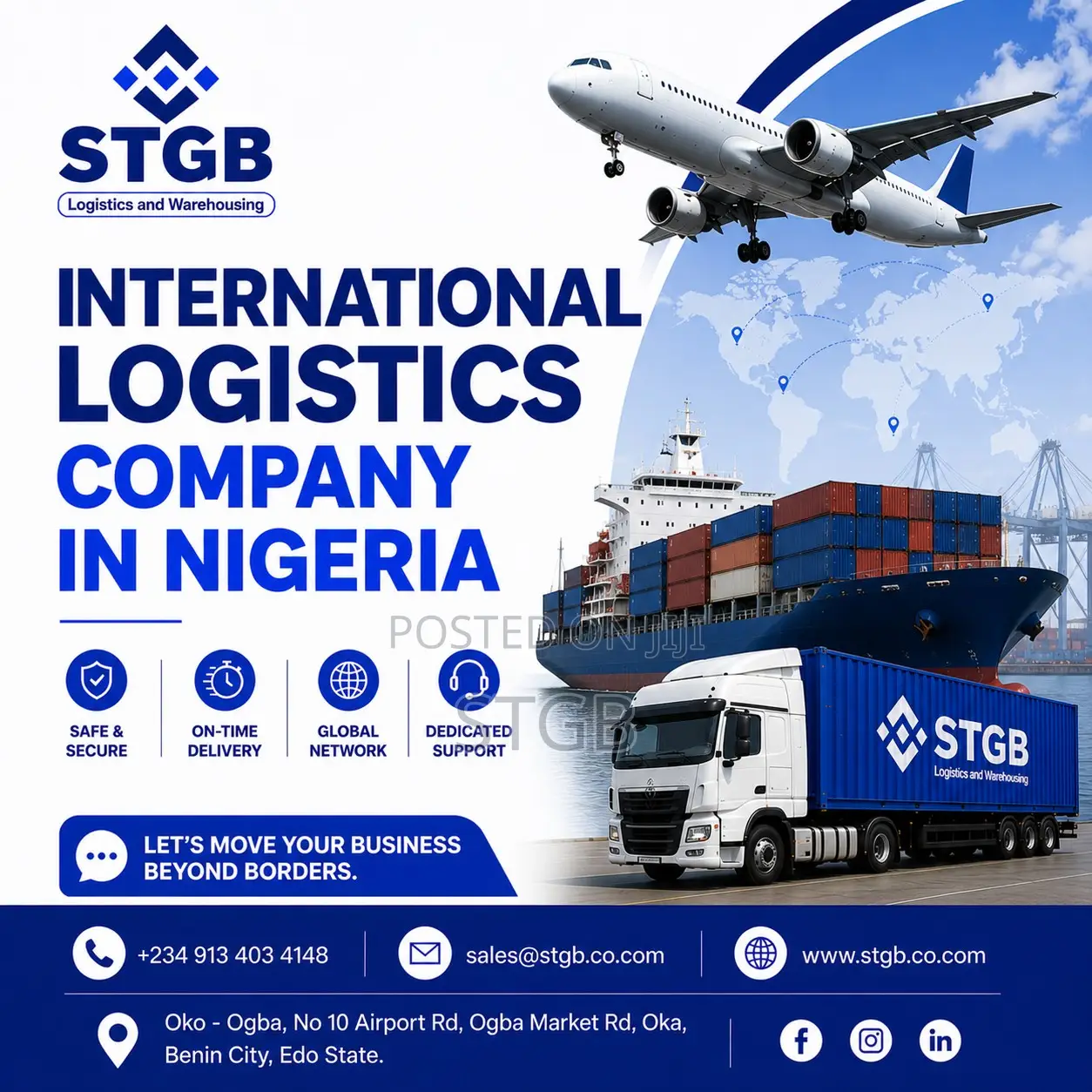 Global Logistics Nigeria – Air, Sea Warehousing