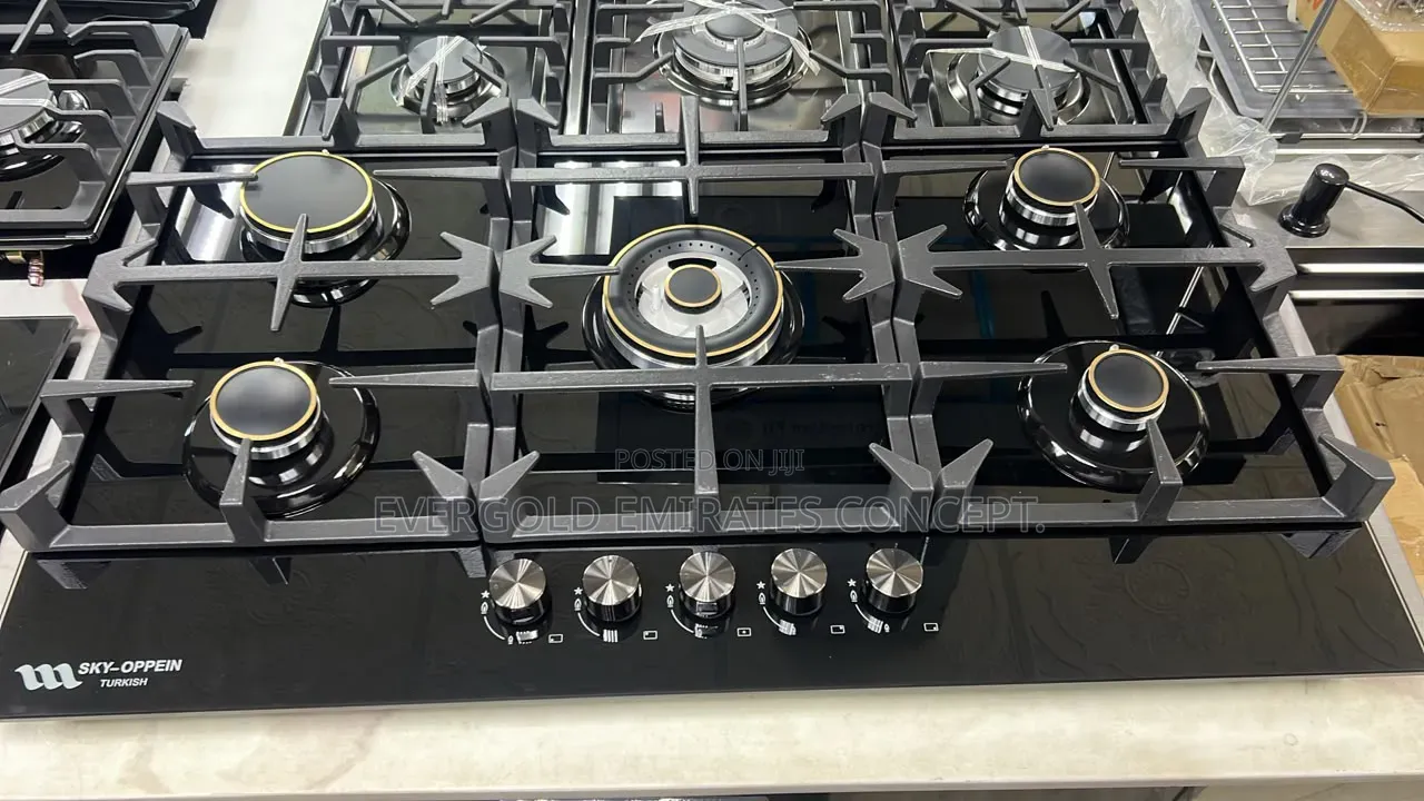 Built in 5 Burner Gas Cooker