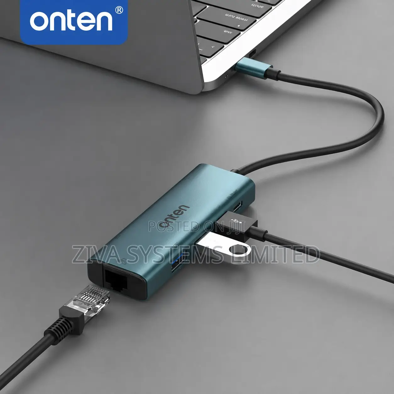 Onten Uc125 5-in-2 USB-C to Hdmi Dock Station