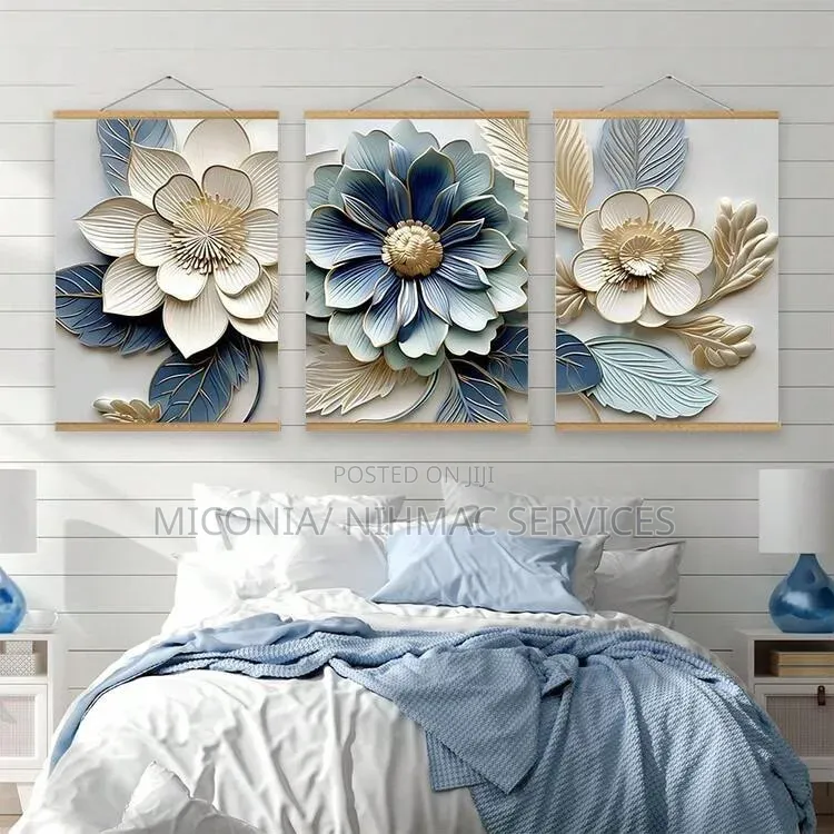 3 in 1 3D Floral Wall Art(Flash Sales, Buy 2 Get One Free).