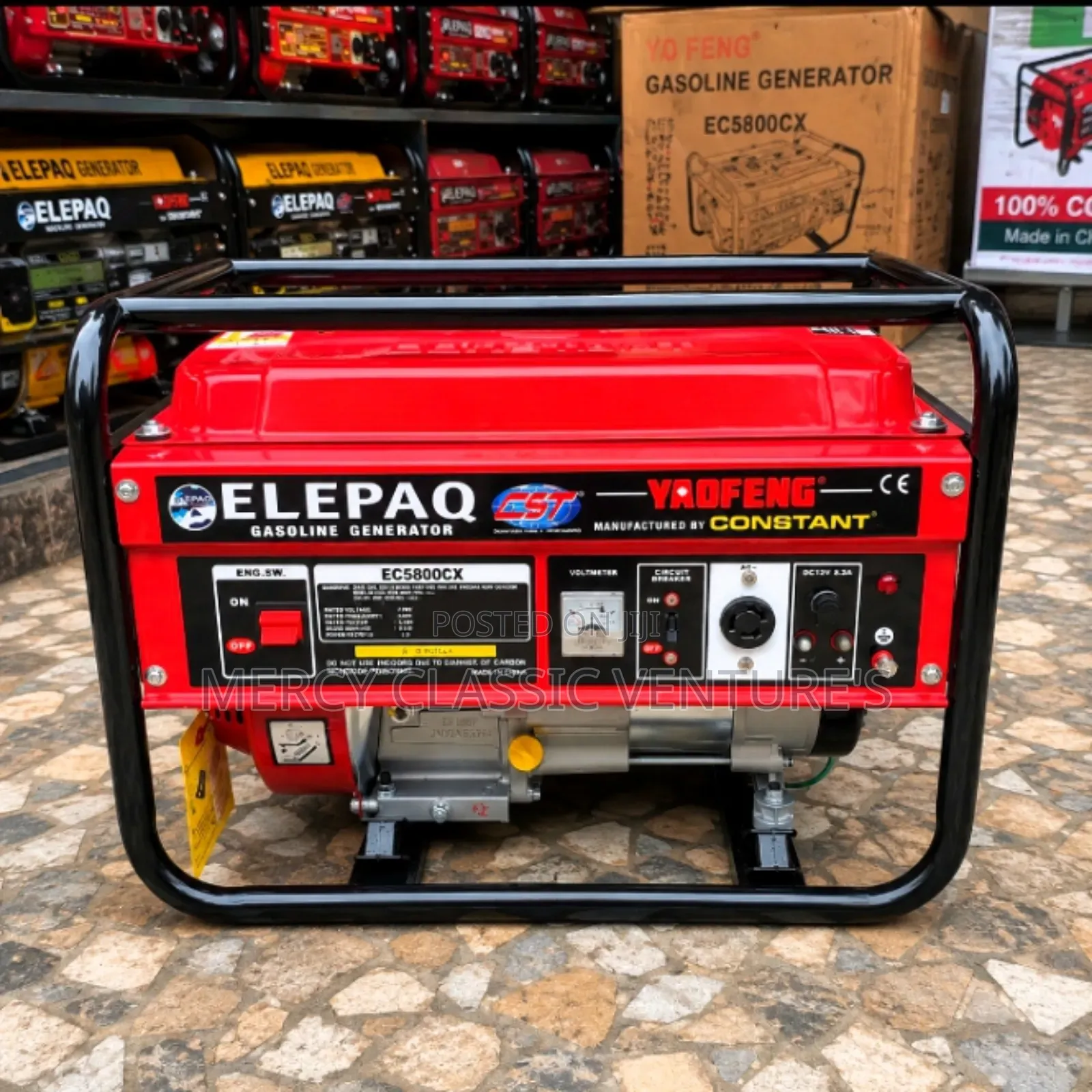 Elepaq EC5800CX 5.5KVA Petrol Generator – Heavy Duty