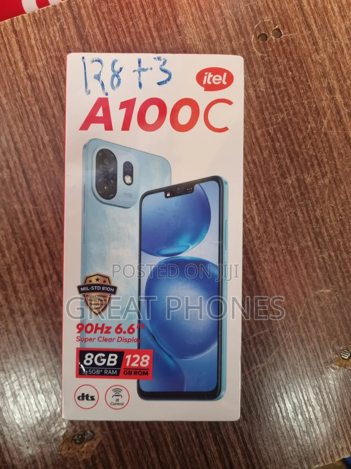 New Itel A100C 64 GB Silver