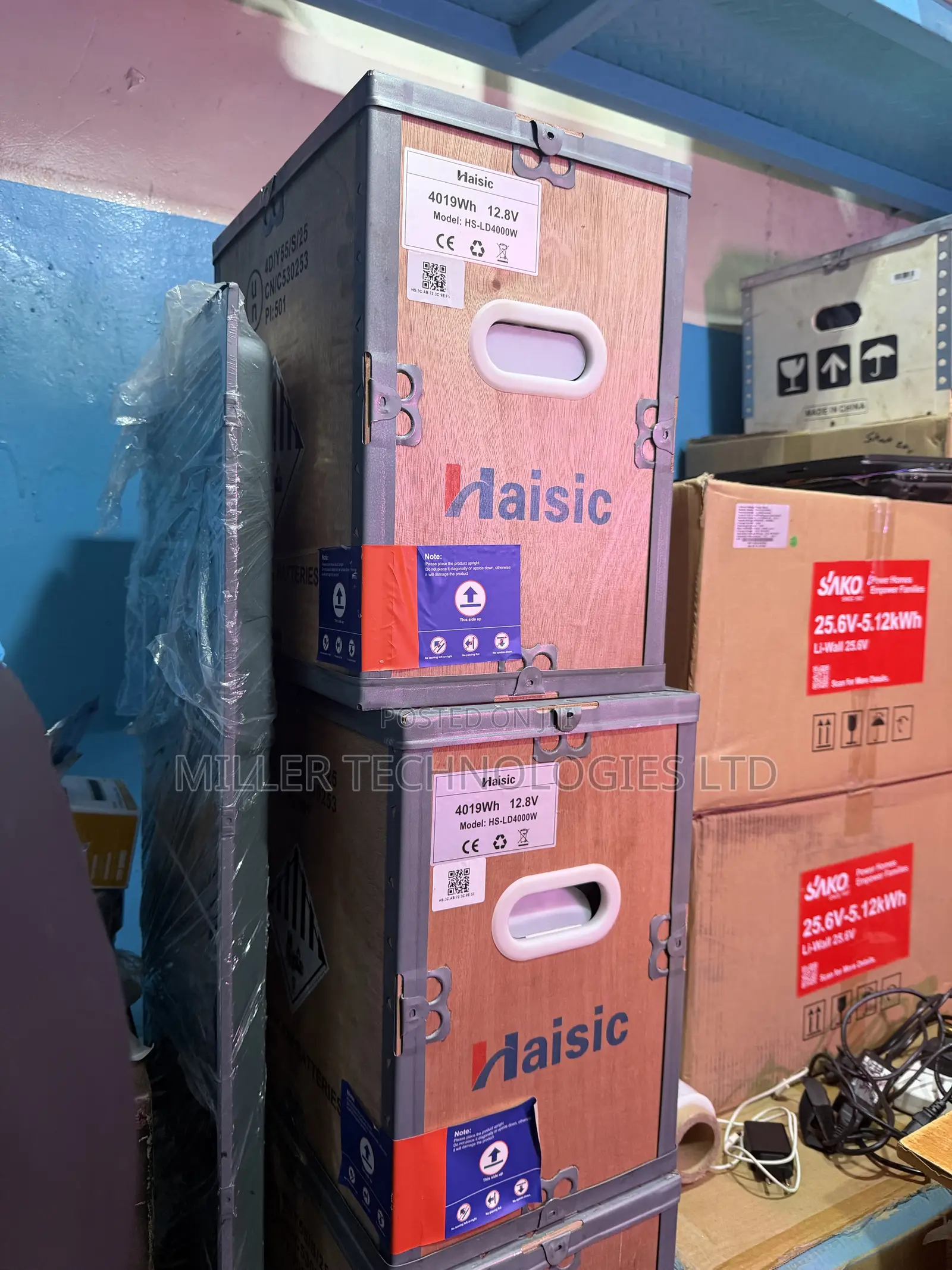 High Capacity Haisic 12V 4kWh Solar Lithium Battery