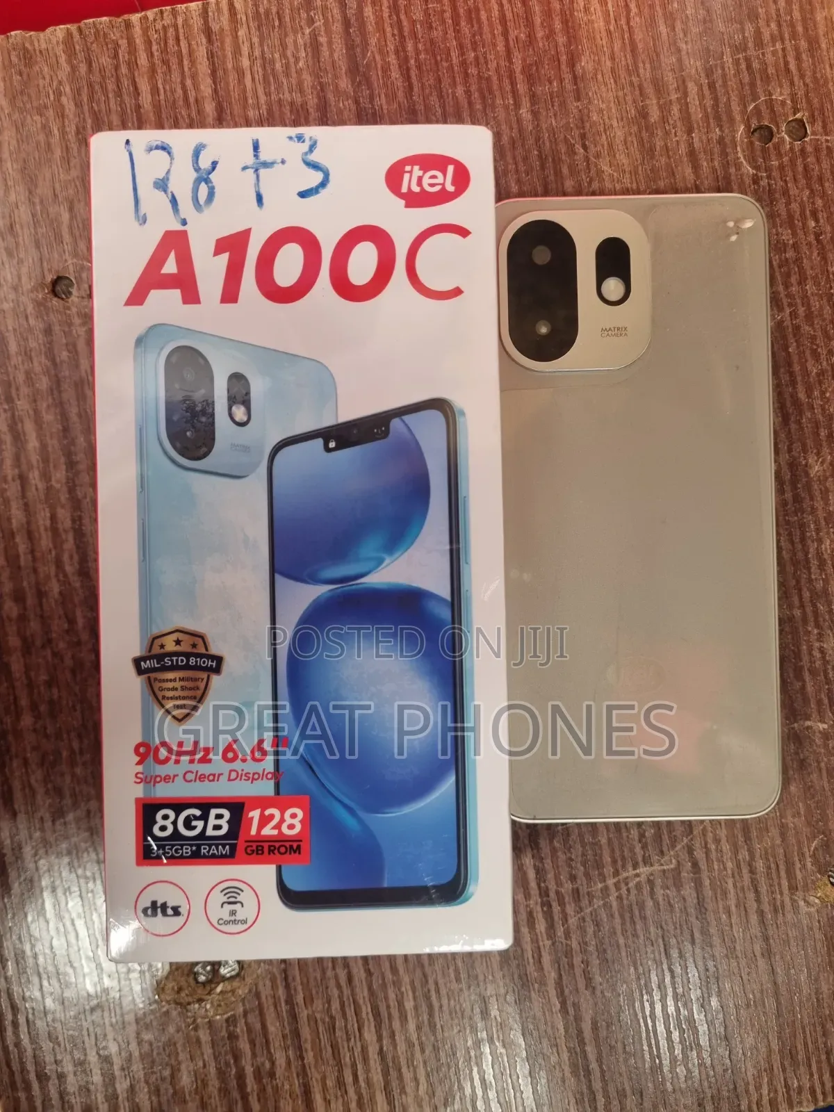 New Itel A100C 64 GB Silver