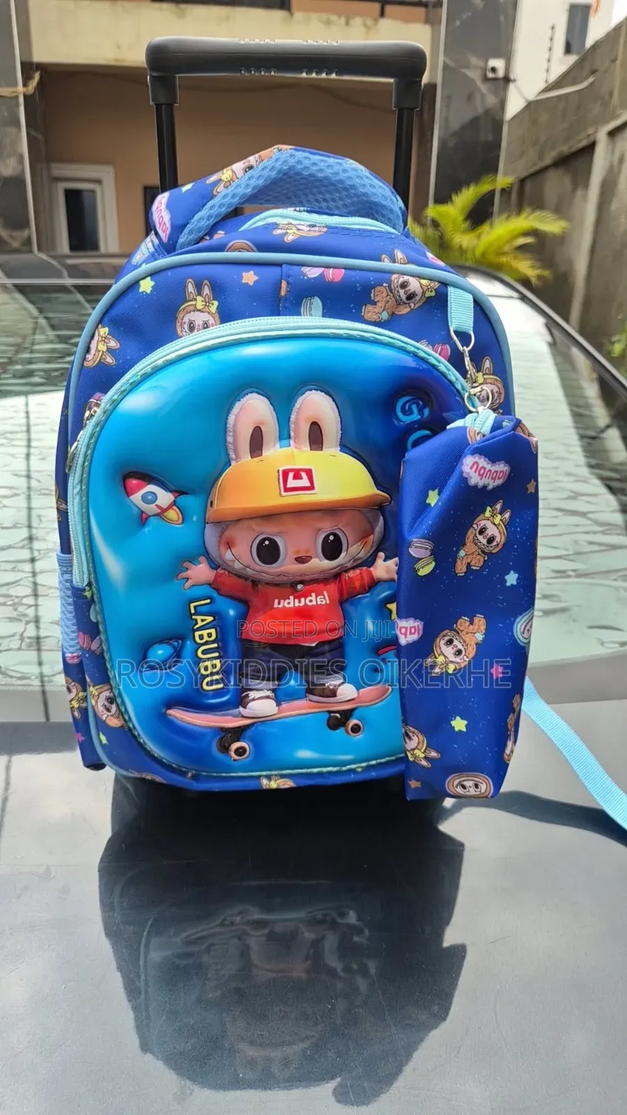 Trolley 13inches School Bag Plus Pencil Case
