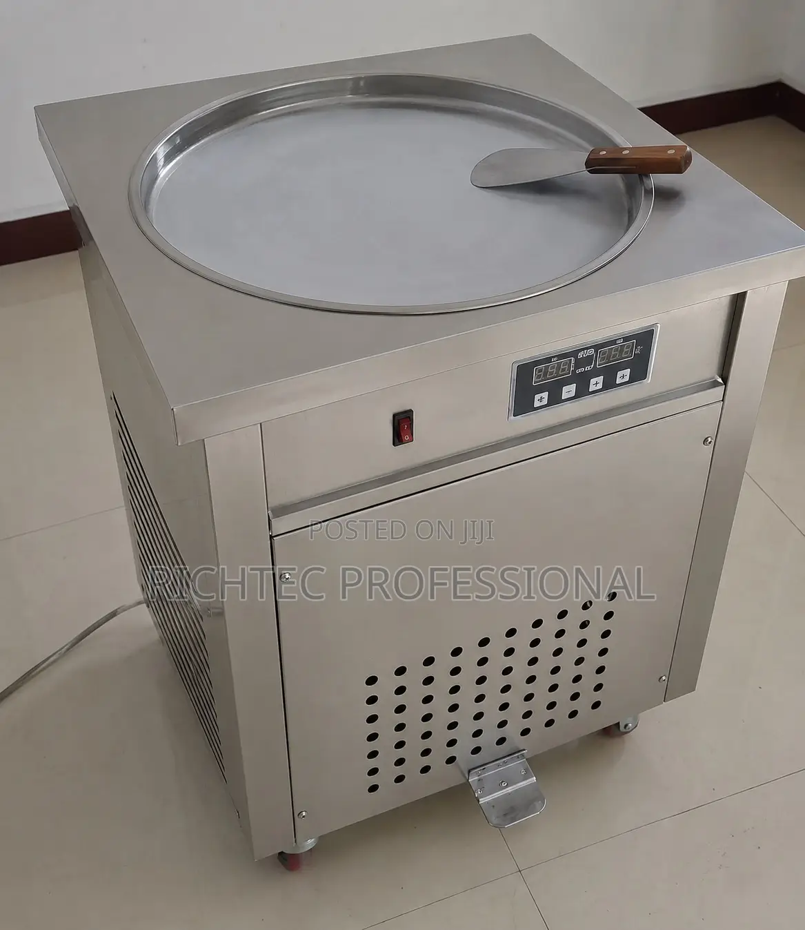 High Quality Commercial Single Pan Fried Ice Cream Machine