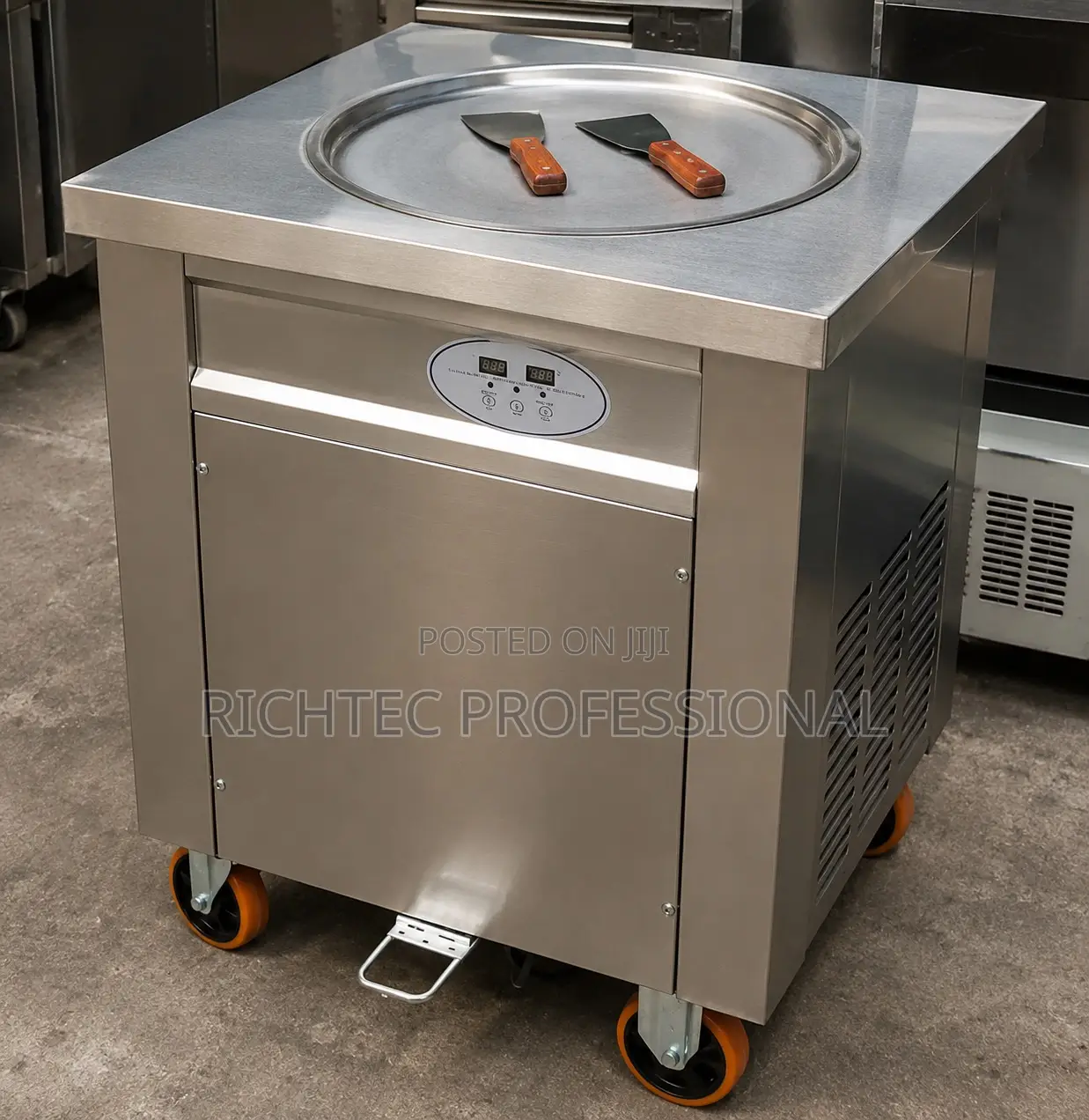 High Quality Commercial Single Pan Fried Ice Cream Machine