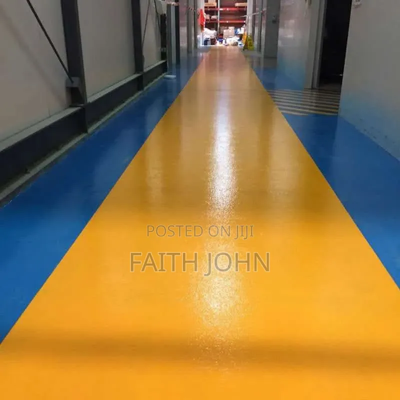 Triple Color Industrial Epoxy Flooring