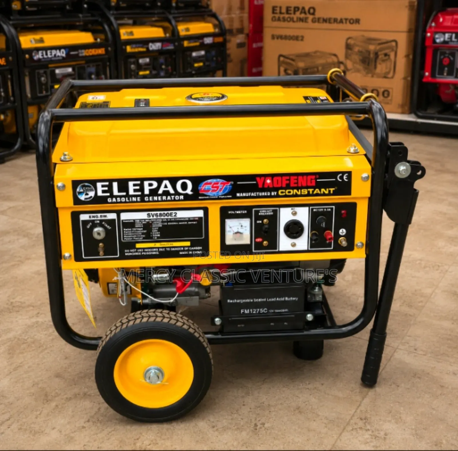 Elepaq SV6800E2 4.5KVA Petrol Generator – Electric Start