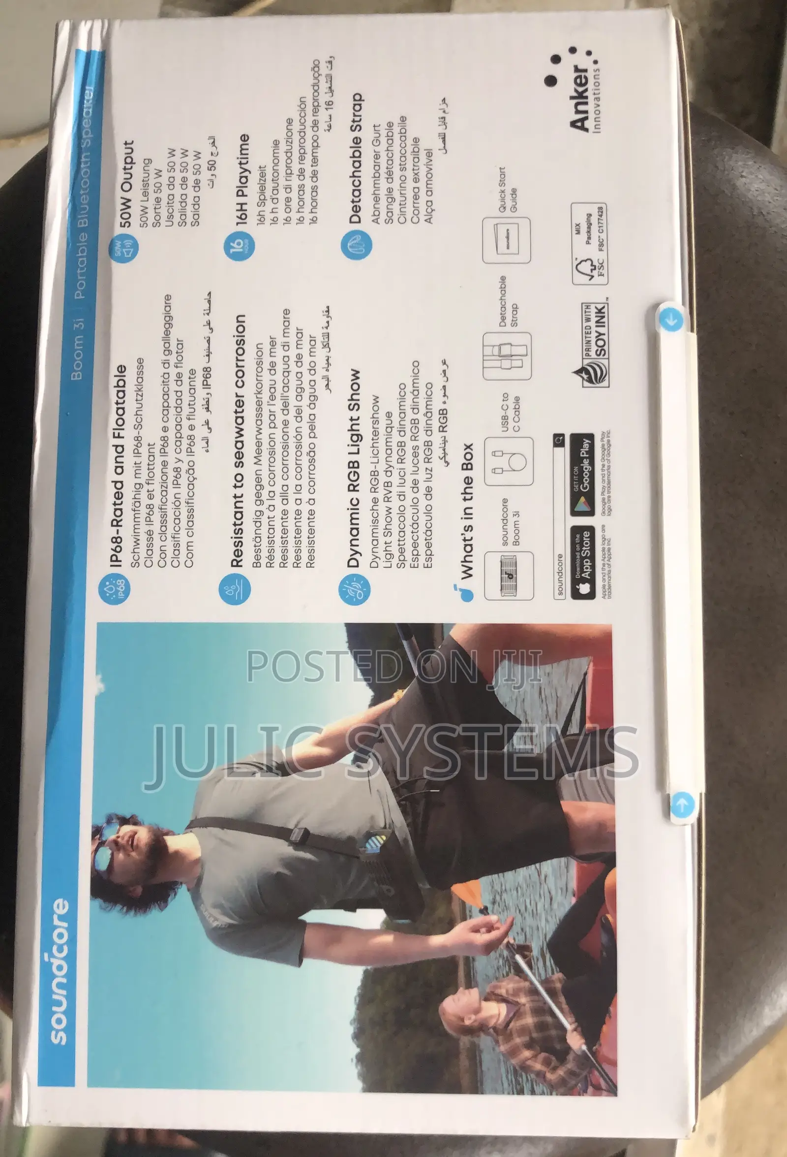 Soundcore by Anker Boom3i Bluetooth Speaker