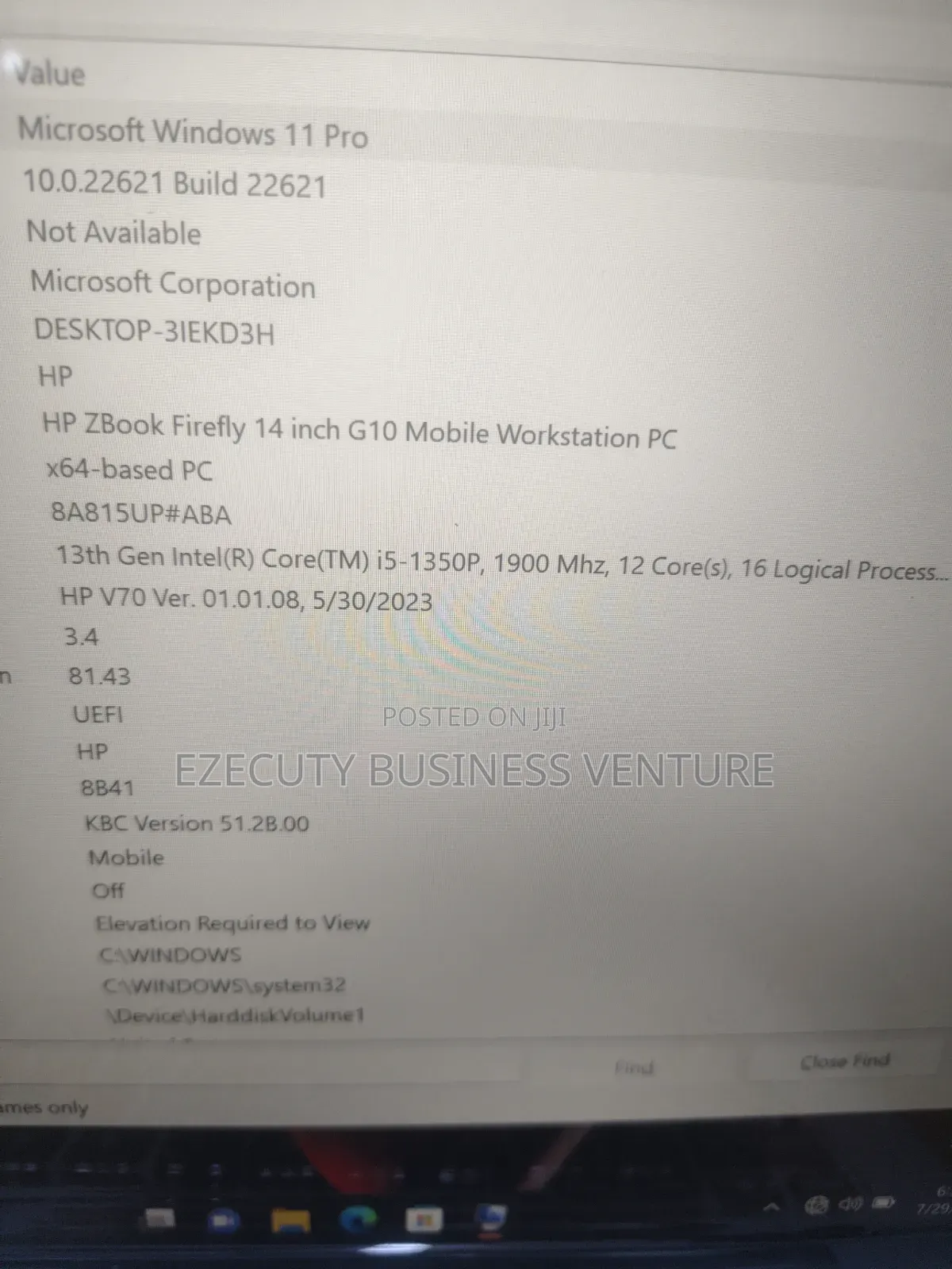 Laptop HP ZBook Firefly 14 G10 16GB Intel Core i5 SSD 512GB