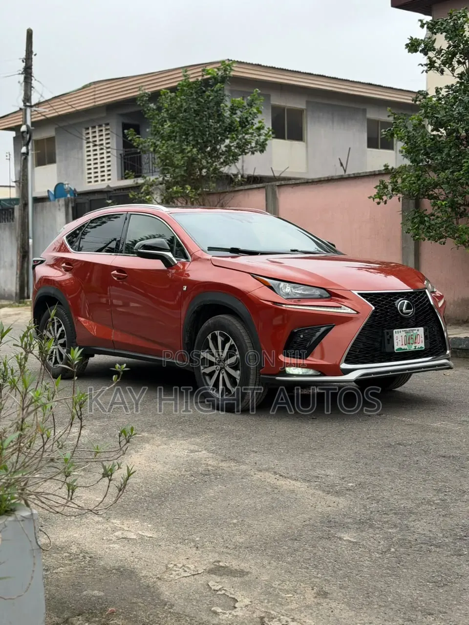 Lexus NX 2021 Burgundy