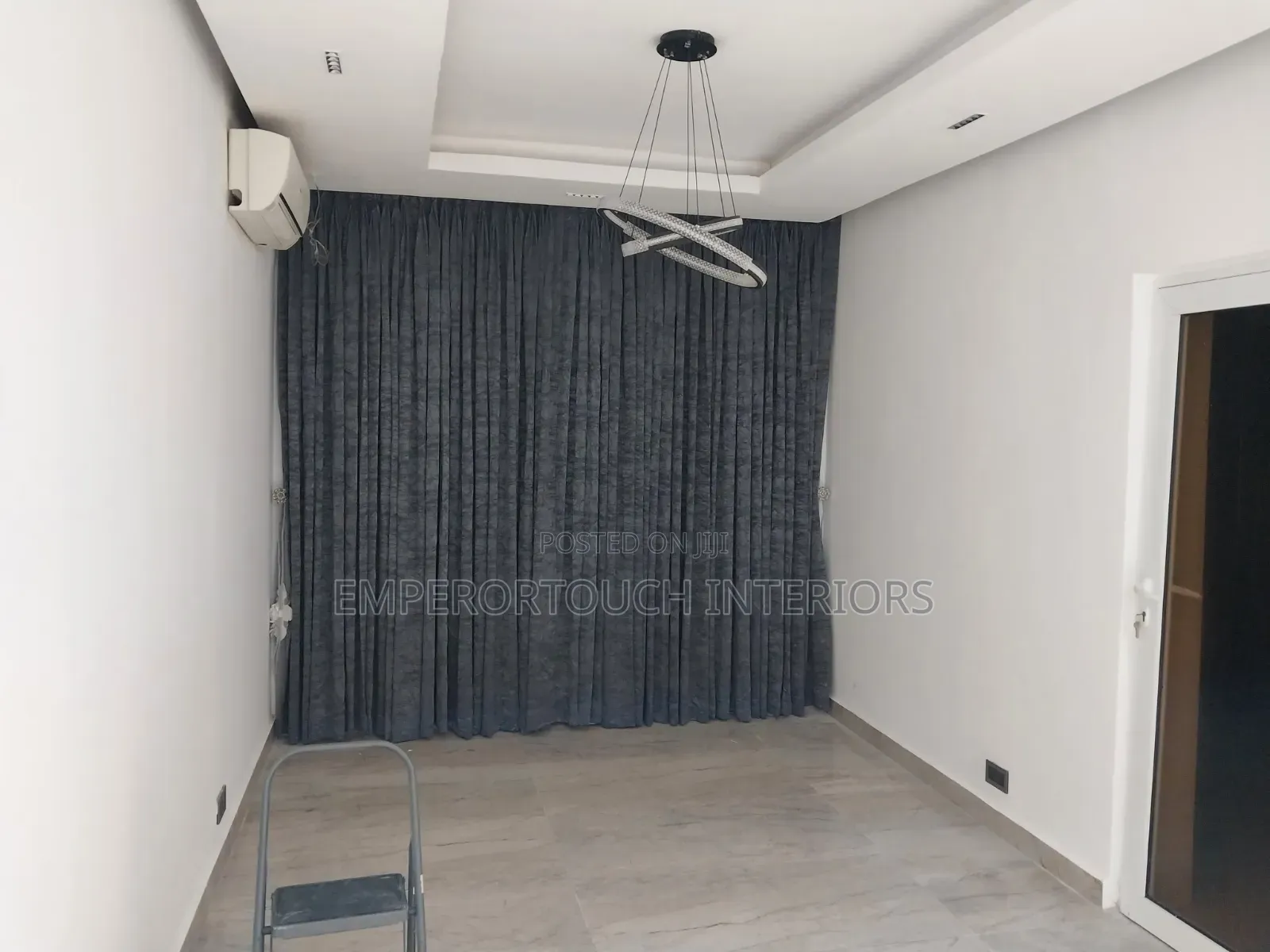 Grey and Brown Luxury Curtain