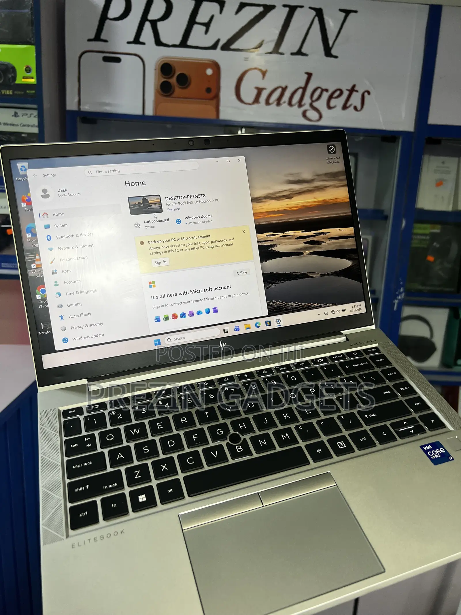 Laptop HP EliteBook 840 G8 16GB Intel Core i7 SSD 512GB